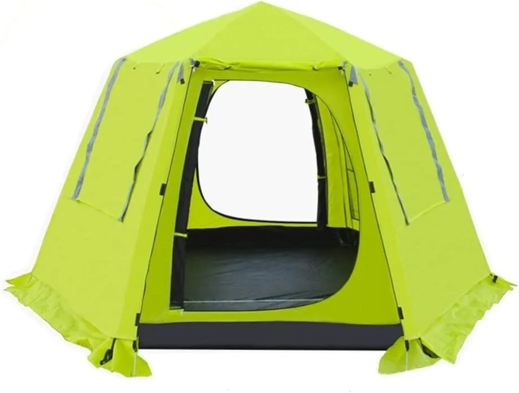 Tents for Camping Beach Tents Camping Tent 4 Person with 6 Side Mesh Waterproof Double Layer Family Instant Tent for Outdoor Family Tents for Camping Hiking Traveling (Size : 230 * 230 * 170cm)