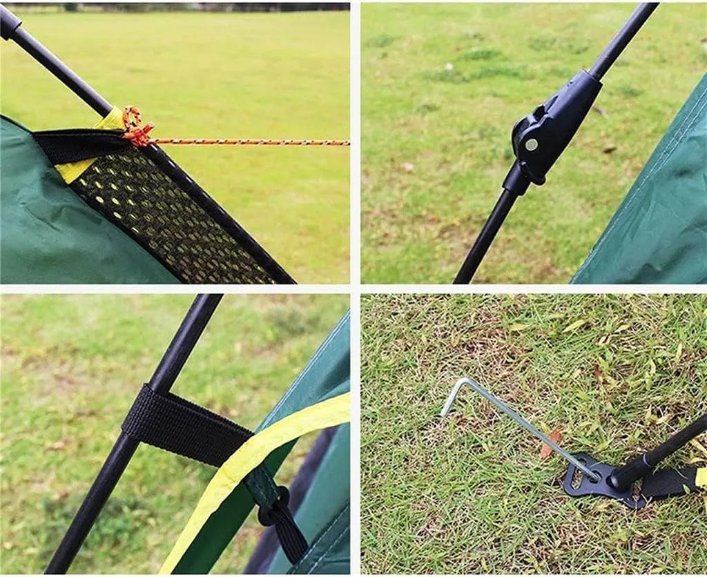 Tents for Camping Beach Tents Six Sides Breathable Tent Rainproof Anti-UV Camping Tents Automatic Outdoor Tent Picnic in The Park 3-4 Person Family Tents for Camping Hiking Traveling
