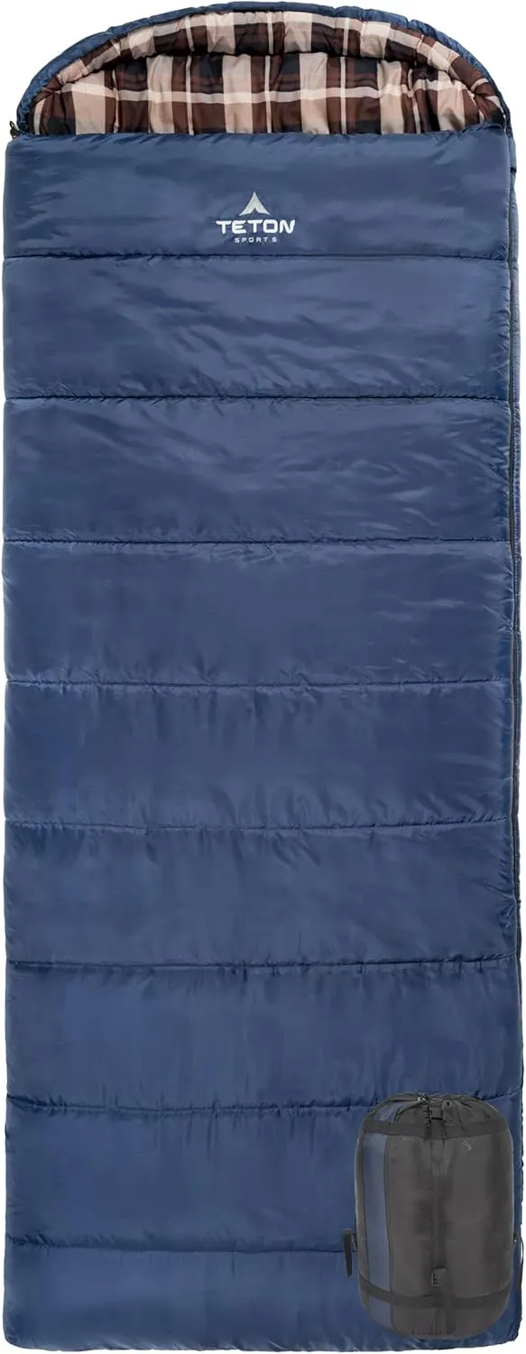 TETON Celsius XL, -25F, 20F, 0F Degree Sleeping Bags, All Weather Warm Sleeping Bag for Adults and Kids, Camping Season, Compression Sack Included