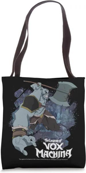 The Legend of Vox Machina Grog Strongjaw with Axe Tote Bag