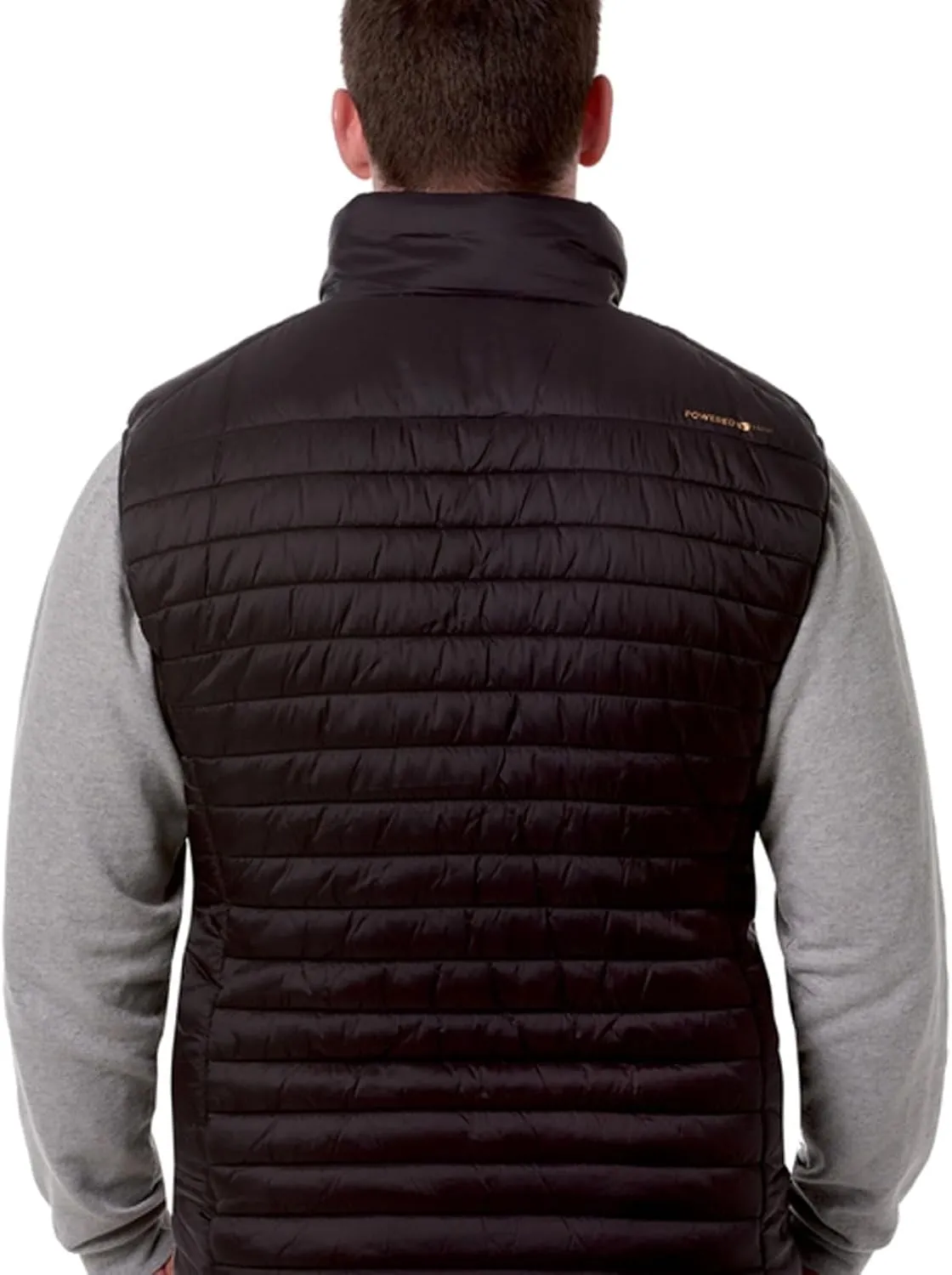 Therm-ic Men's Vest Heat - Thin Lightweight Packable Active Outdoor Winter Sports Power Heated Vest with Bluetooth Technology