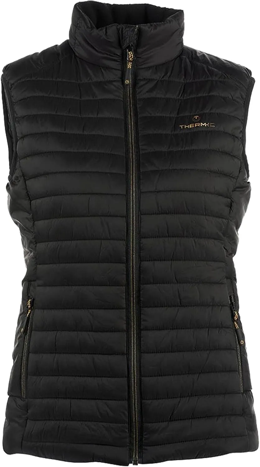 Therm-ic Men's Vest Heat - Thin Lightweight Packable Active Outdoor Winter Sports Power Heated Vest with Bluetooth Technology