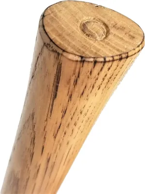 Throwing Tomahawk Handle - Fire Hardened & Lacquered - 19 inch A Grade American Hickory Wood