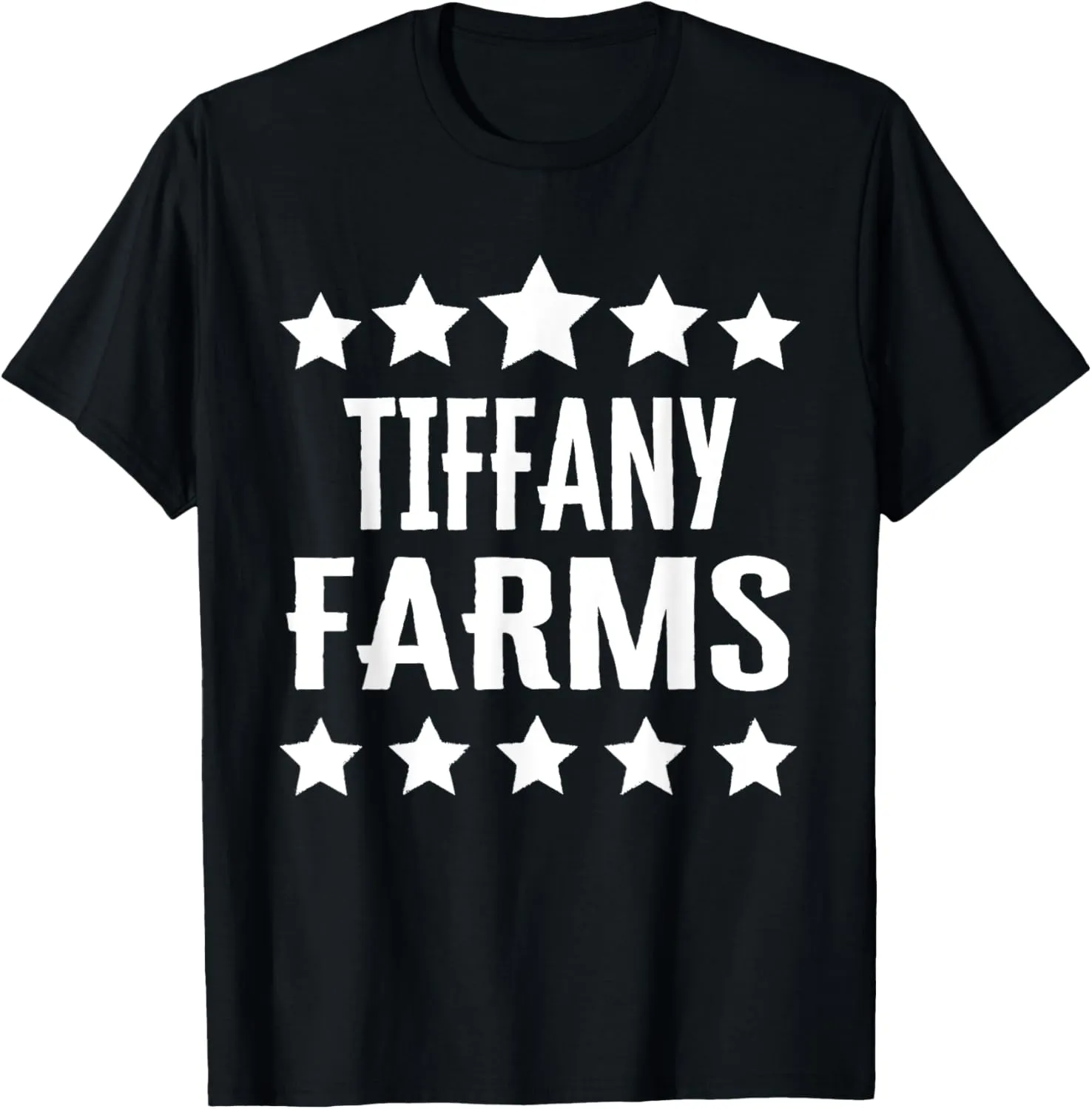 Tiffany Farms Family Reunion Squad First Last Name T-Shirt