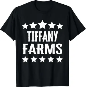Tiffany Farms Family Reunion Squad First Last Name T-Shirt