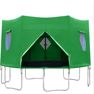 Trampoline Tent, 2025 New Upgrade Outdoor Tent, Trampoline Cover with Rainproof Tent and Sunshade Outdoor Protective Fabric for Jumping, Trampoline Sun Protection, 6FT/8FT/10FT/12FT/14FT