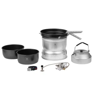 Trangia stove set cooking outdoor compact kit aluminum non-stick pans kettle pot