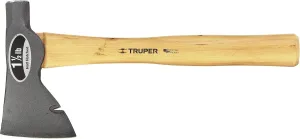 Truper 30516 1-1/2-Pound Half Hatched Axe, Hickory Handle, 14-Inch