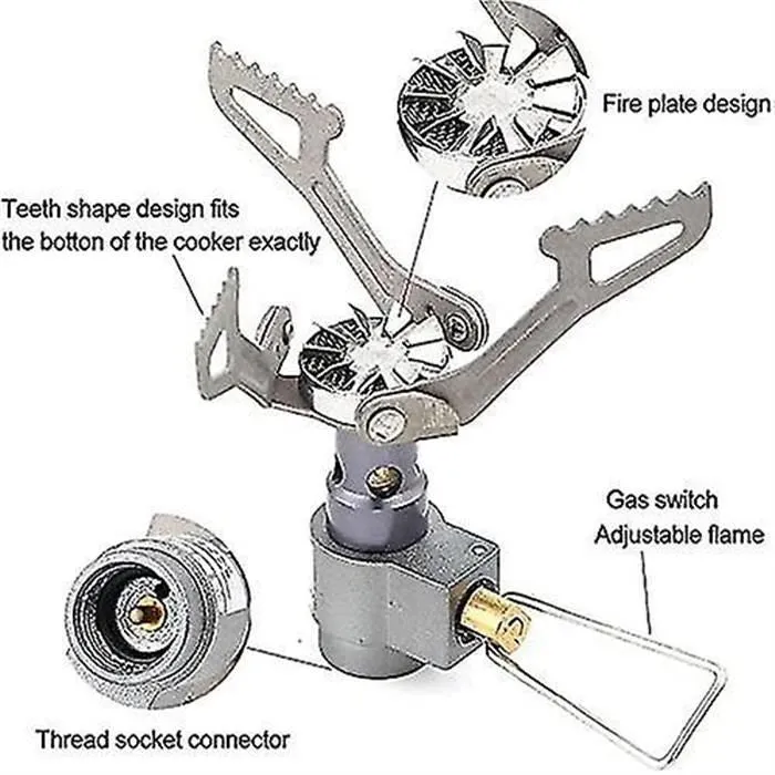 Ultra-light Titanium Alloy Camping Stove Gas Stove Outdoor Stove Outdoor Stove