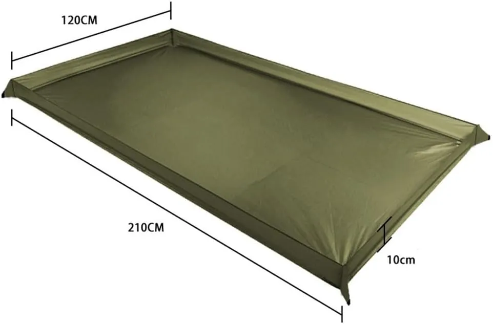 Ultralight Tent Footprint, 82.7 * 49.2'' PU Waterproof Camping Tent Tarp for Ground Camping Hiking, Waterproof Camping Tent Footprint Tarp Mat Under Tent Moisture-Proof GroundSheet(210D)