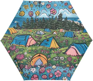 UV50  compact umbrella in beach portable and lightweight umbrellas for rain large auto open sombrillas de lluviaKawaii Flower Tent