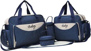 VALICLUD 1 Set 5pcs Baby Bag for Women Travel Diaper Bag Multi- Function Mummy Bags Tote Purse for Women Diaper Changing Station Womens Tote Handbags Mother Bag High Capacity Men and Women