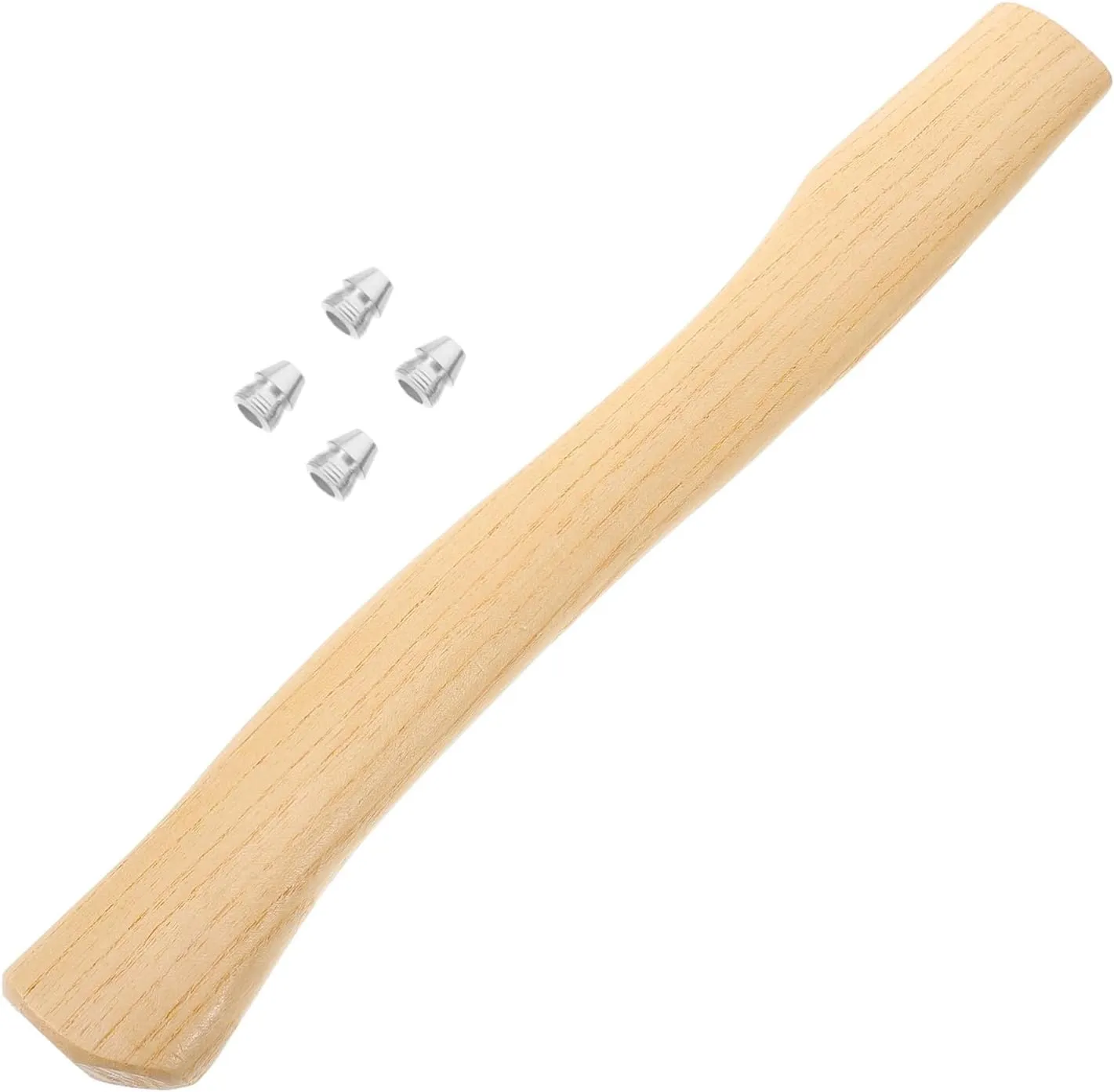 VICASKY 1 Set Wooden Axe Handle Replacement Non Skid Grip for Hatchet Ergonomic Durable Wood Design for Firewood Gardening Hiking Outdoor Activities