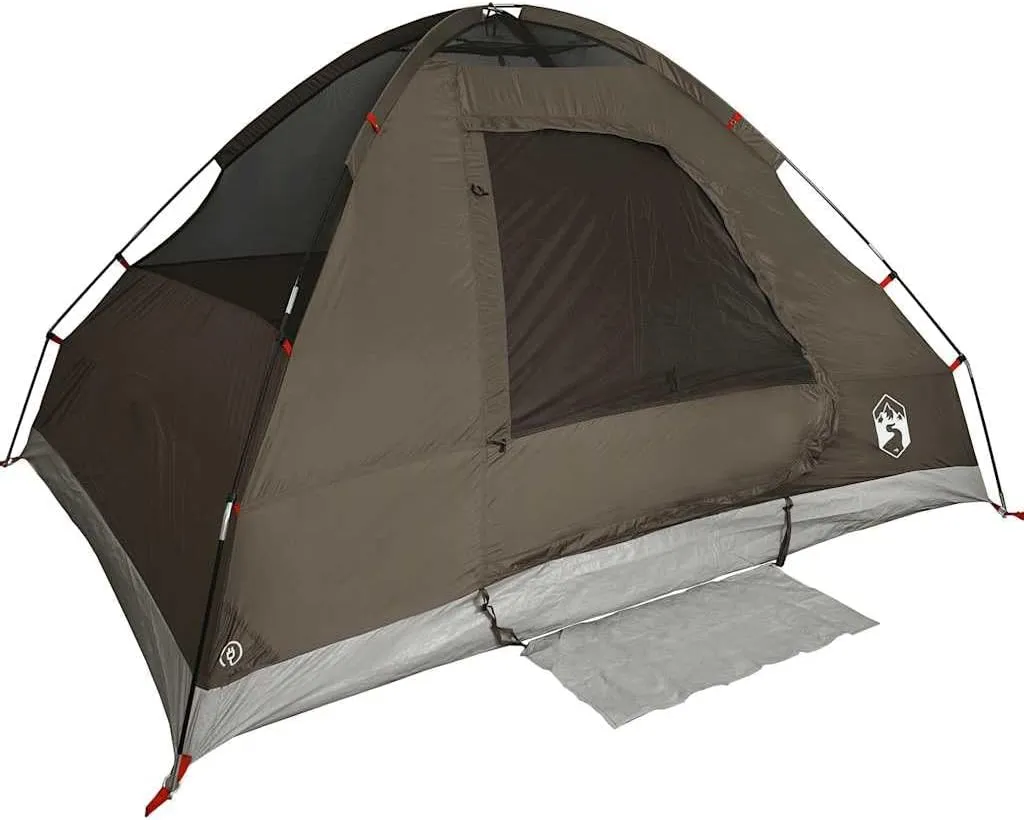 vidaXL Family Tent Dome Camping Shelter Utility Tent Blackout Fabric Waterproof