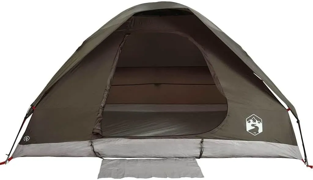 vidaXL Family Tent Dome Camping Shelter Utility Tent Blackout Fabric Waterproof