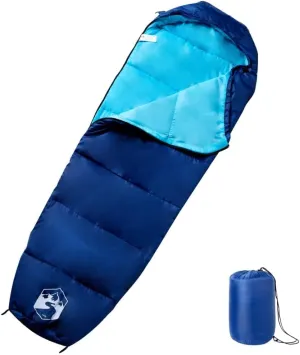 vidaXL Mummy Sleeping Bag for Adults Camping 3 Seasons