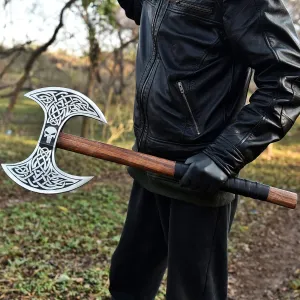 Viking Axe Double Sided Axe Viking Axe Real Double Head Axe Viking Warrior Axe Medieval Axe Real Medieval Axe Christmis Gift