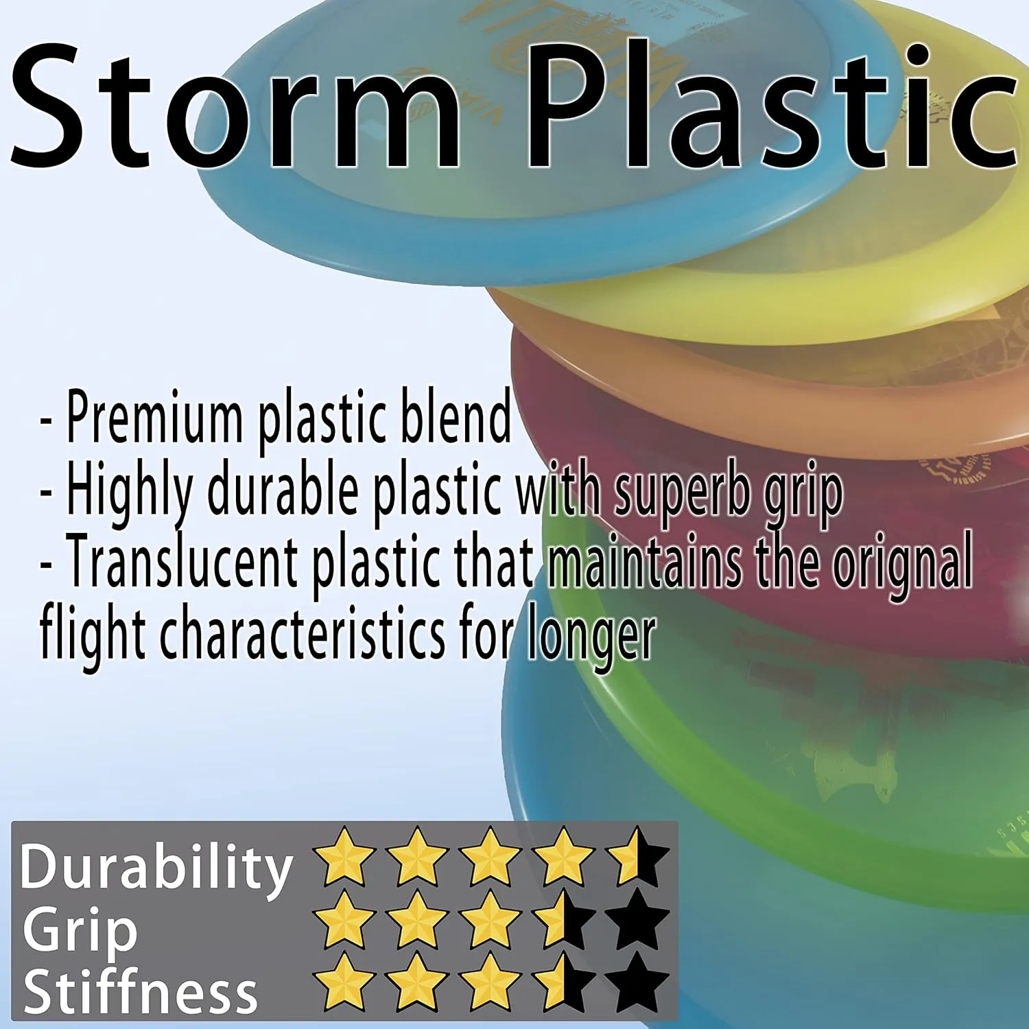 Viking Discs Axe Storm Plastic | Versatile Midrange [Stamp Color & Color Shade May Vary]