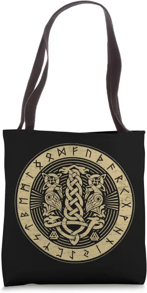 Viking Mjolnir Norse warrior hammer Tote Bag