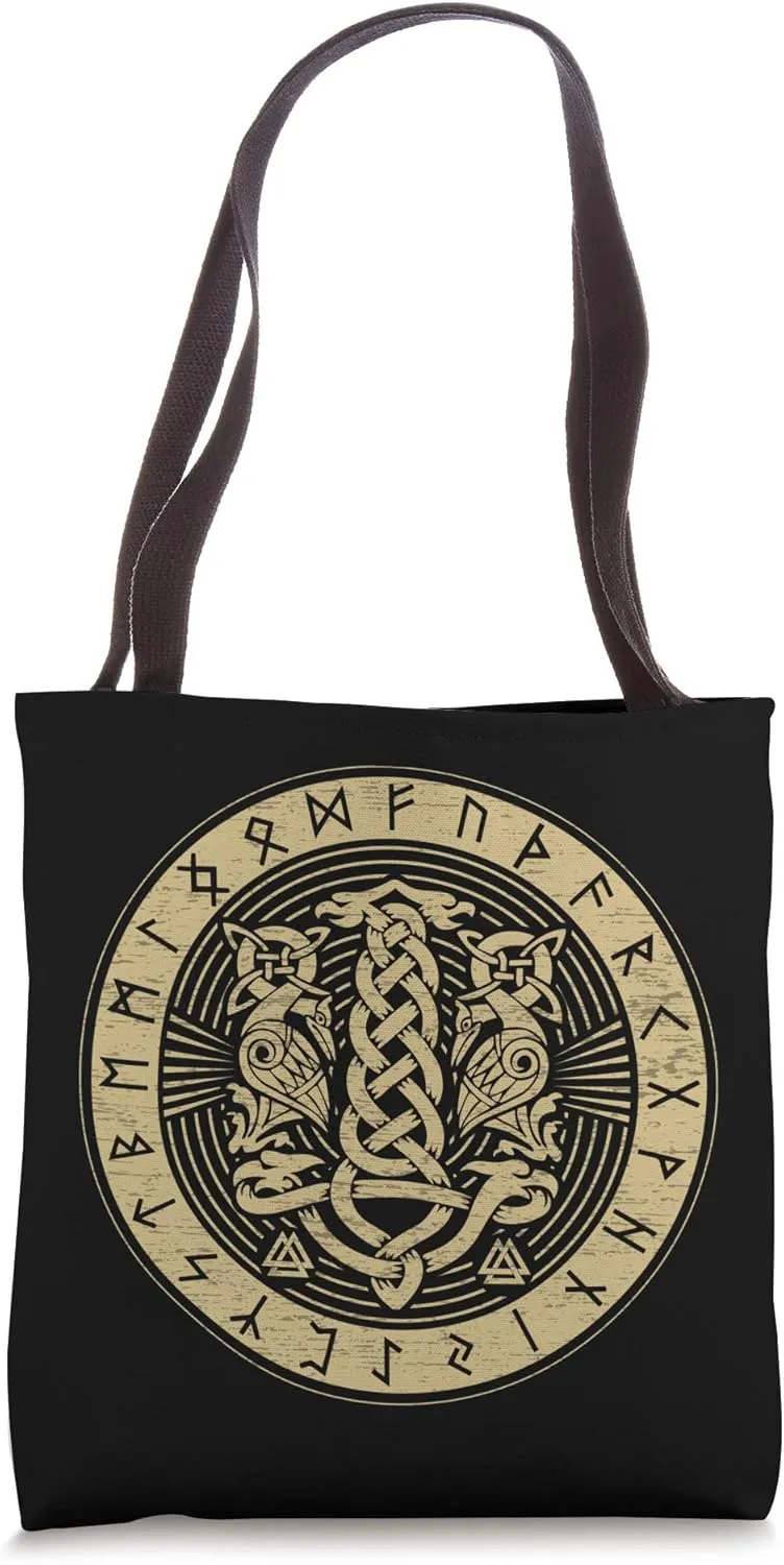 Viking Mjolnir Norse warrior hammer Tote Bag