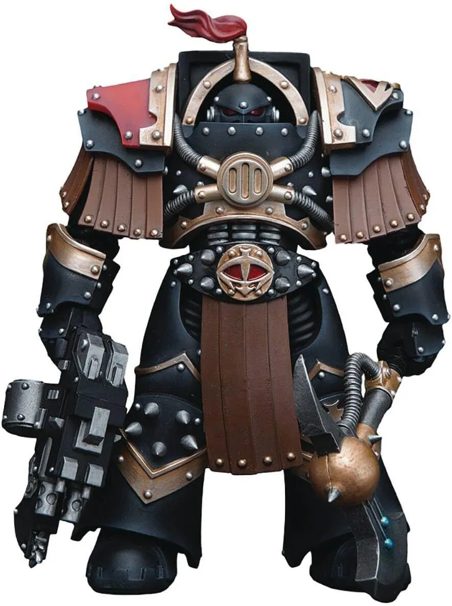 Warhammer 40K Sons of Horus MKIV Terminator Squad Justaerin with Power Axe 1:18 Scale Action Figure