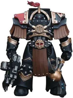 Warhammer 40K Sons of Horus MKIV Terminator Squad Justaerin with Power Axe 1:18 Scale Action Figure