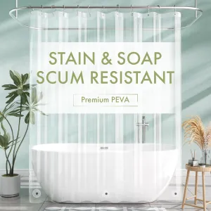 Waterproof 72x72 Clear PEVA Shower Curtain