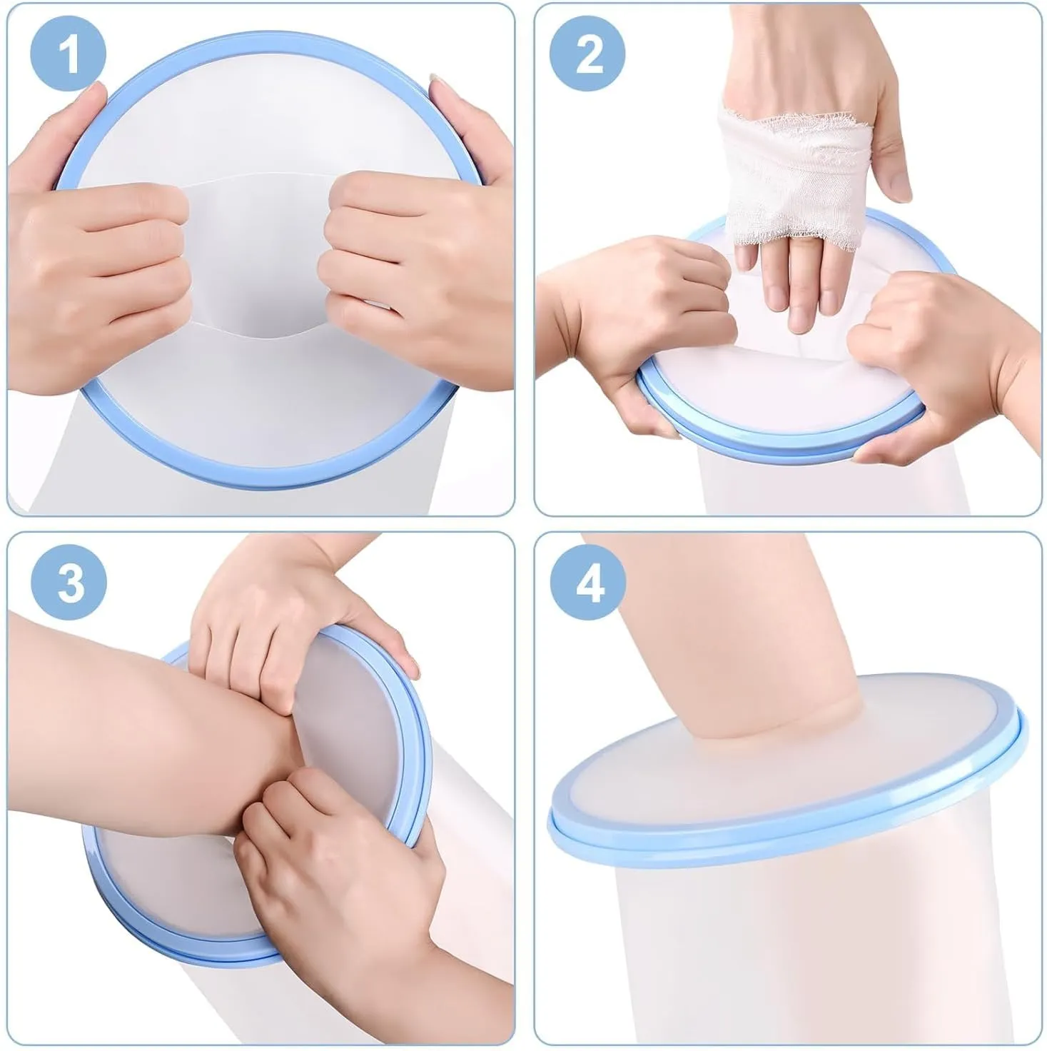 Waterproof Arm Cast Cover for Shower Kids Reusable Cast Protector for Shower Arm Child Cast Bag for Shower Hand Wrist, 16 Inch