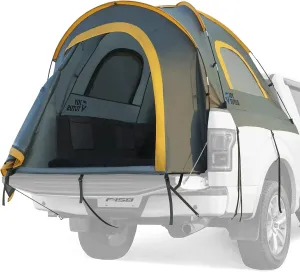 Waterproof Pickup Truck Tent - Double Layer, Fits 5.5’-6’ Beds, Sleeps 2, Portable Camping Tent