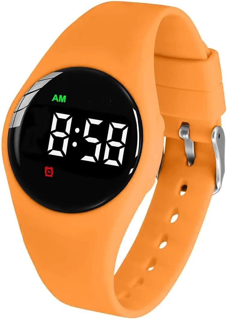 Waterproof Vibrating Alarm Watch Rechargeable 15 Alarm Reminder Watch Potty Training Watch with Lock Screen