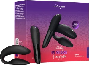 We-Vibe 15 Year Anniversary Collection Sex Toy Set | Couples Wearable Vibrator and Vibrating Bullet | Adult Toys for Women | Clitoral Stimulation Massager for Woman | Sexual Clit Stimulator Tools