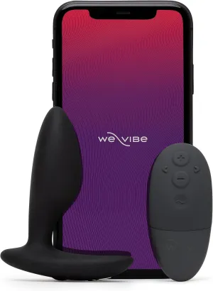 We-Vibe Ditto  Vibrating Butt Plug | App & Remote Control Vibe for Men, Women & Couples | Vibrator with 10 Modes | Silicone Butt Plug | Waterproof Anal Toy | Rechargeable Adult Sex Toys | Satin Black