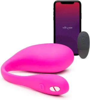 We-Vibe Jive 2 Wearable Panty Vibrator | Egg Vibrator for Women Couples | App & Remote Control G Spot Massager | Discreet Long Distance Adult Sex Toys with 10 Intensity Levels | Waterproof | Pink