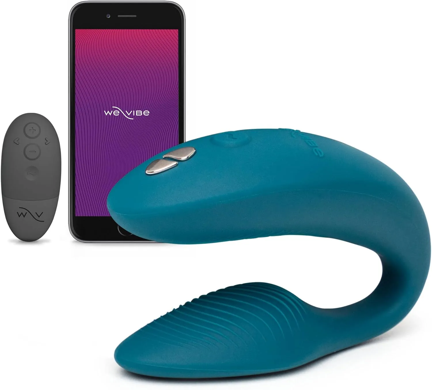 We-Vibe Sync 2 Couples Vibrator | Wearable Remote Control Vibrating Adult Sex Toy | App Controlled G Spot & Clitoral Stimulator | Dual Stimulation with 10 Speeds | Waterproof & Rechargeable | Green