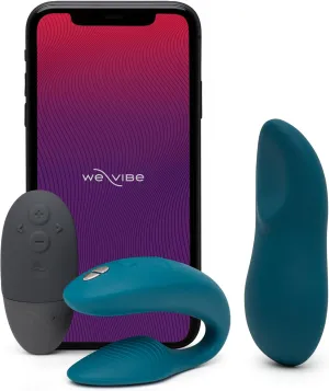 We-Vibe Sync 2 Green App Control Couples Vibrator & Touch X Powerful Mini Massager Vibrator - Couples Sex Toys Bundle