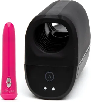 We-Vibe Tango Pink Powerful Clitoral Bullet Vibrator & Arcwave Ion Pleasure Air Male Masturbator - Gifts for Couples Sex Toys Kit Bundle