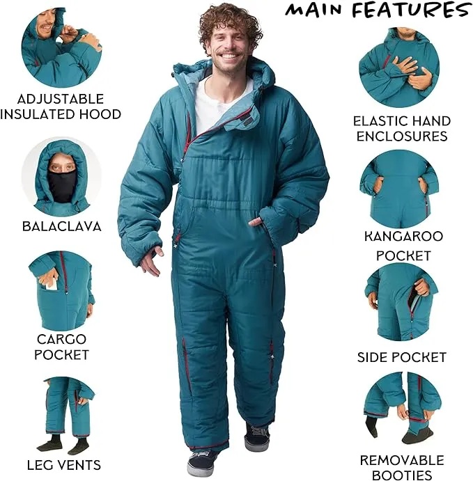 Wearable Sleeping Bag - Outdoor and Indoor Sleeping Bags