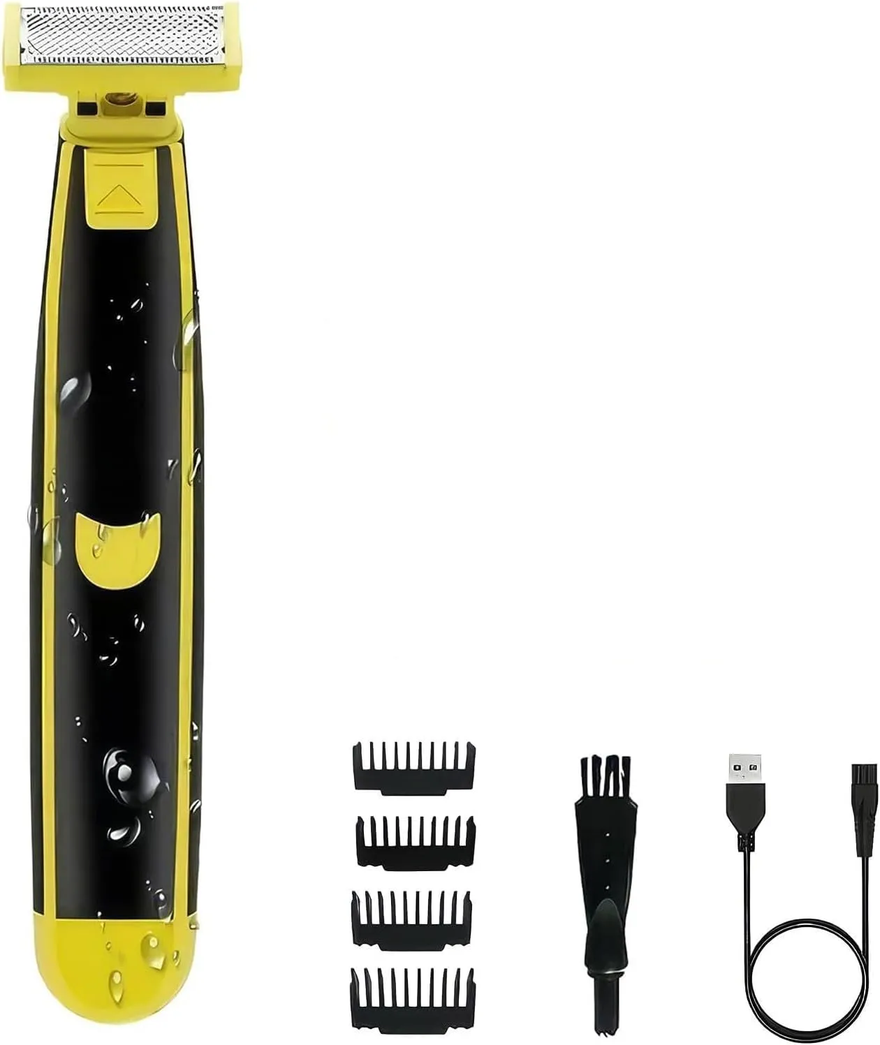 Wet and Dry Electric Shaver Cleaner, Electric Razor for Men, Rechargeable Wet & Dry Shaver, Non-Slip, Durable, Fast Shaving (1PC)-Model #7