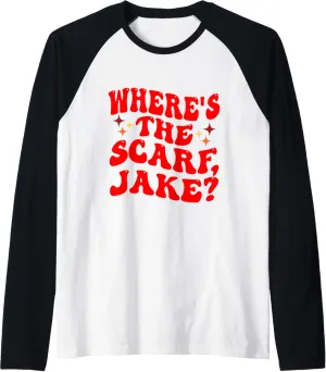 Where's the Scarf Jake Raglan Baseball Tee