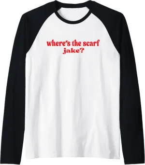 Where's the Scarf Jake Raglan Baseball Tee