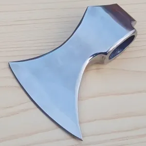 White ESTWING SPORTSMAN'S Hatchet Custom Hand Made HIGH Carbon Steel Tomahawk Viking Axe Head with Leather Sheath