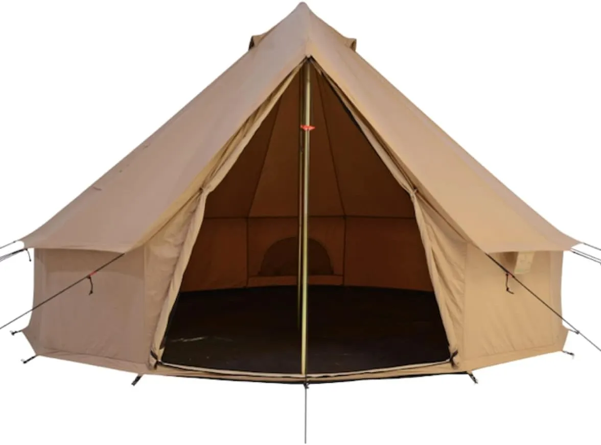 WHITEDUCK Regatta Canvas Bell Tent - w/StoveJack, Waterproof, 4 Season Luxury Camping and Glamping Yurt Tent Outdoor