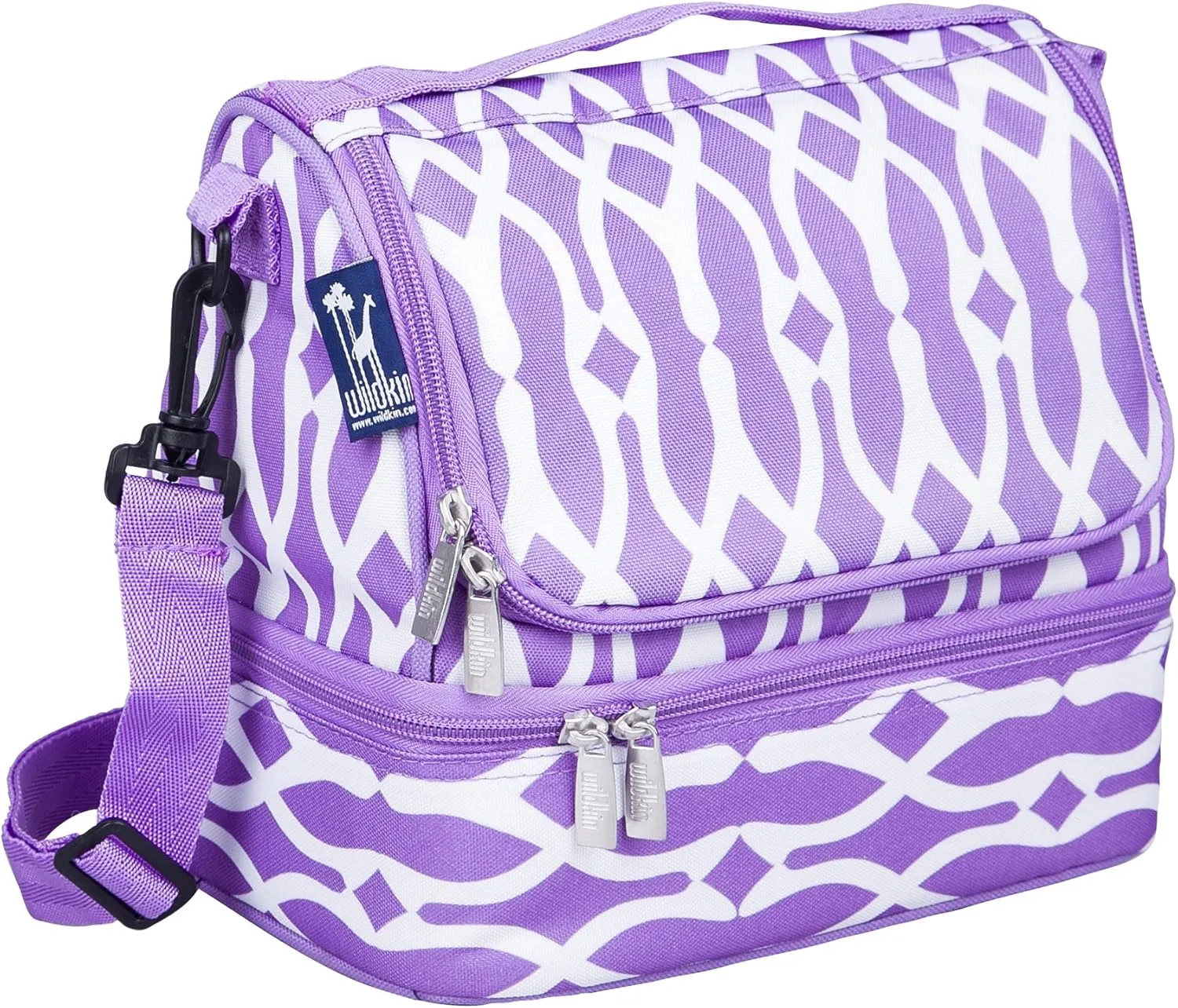 Wildkin Two Compartment Insulated Lunch Bag for Kids – School & Travel Ready - Wishbone