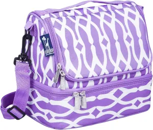 Wildkin Two Compartment Insulated Lunch Bag for Kids – School & Travel Ready - Wishbone