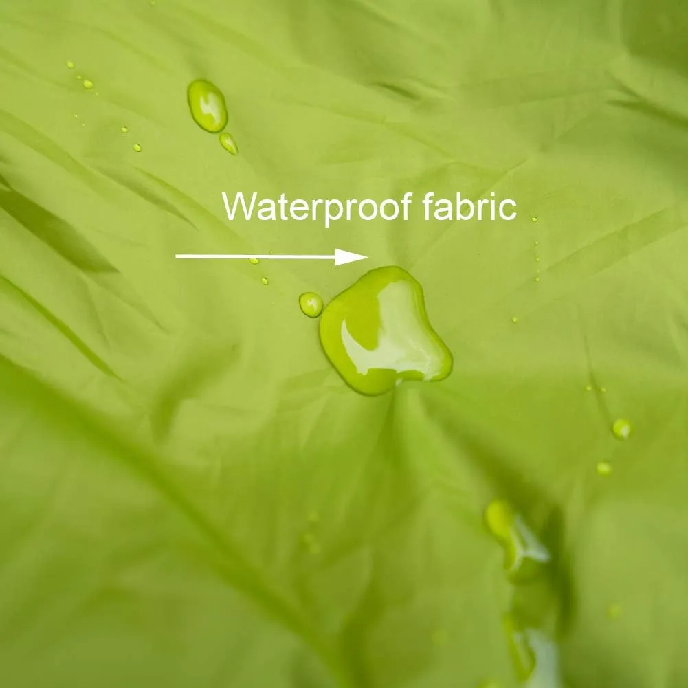 Winter Poncho Coat Outdoor Camping Warmth Small Quilt Blanket Water-resisitant Sleeping Bag Cloak Cape with Hat for Adult (Army Green)