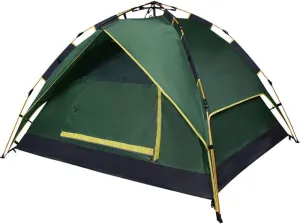 Winter Tent Dome Tents Pop Up Instantly Waterproof UV 3-4 Person Double-Door Camping and Beach for Family Short Weekends (Color : Orange, Size : 220X190X120CM) (Blue 220X190X120CM) (Green 22