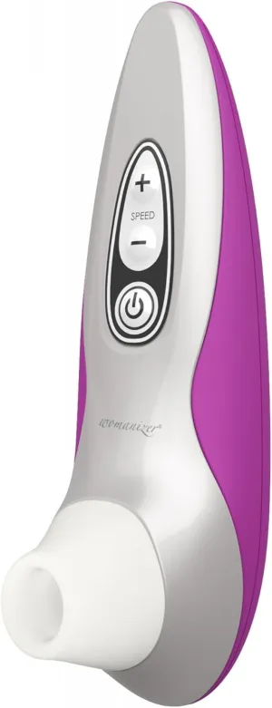 Womanizer Pro40 Clitoris Vibrator Sex Toy | Clit Stimulator with 6 Suction Speeds | Vibrating Dildo Adult Toys for Women | Clit Sucker Sexual Pleasure Tools for Women | Personal Massager | Magenta