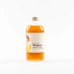 Wood Stove Kitchen - Mimosa Mixer w/ Tangerine & Mango for Cocktails and Mocktails, 16 fl oz