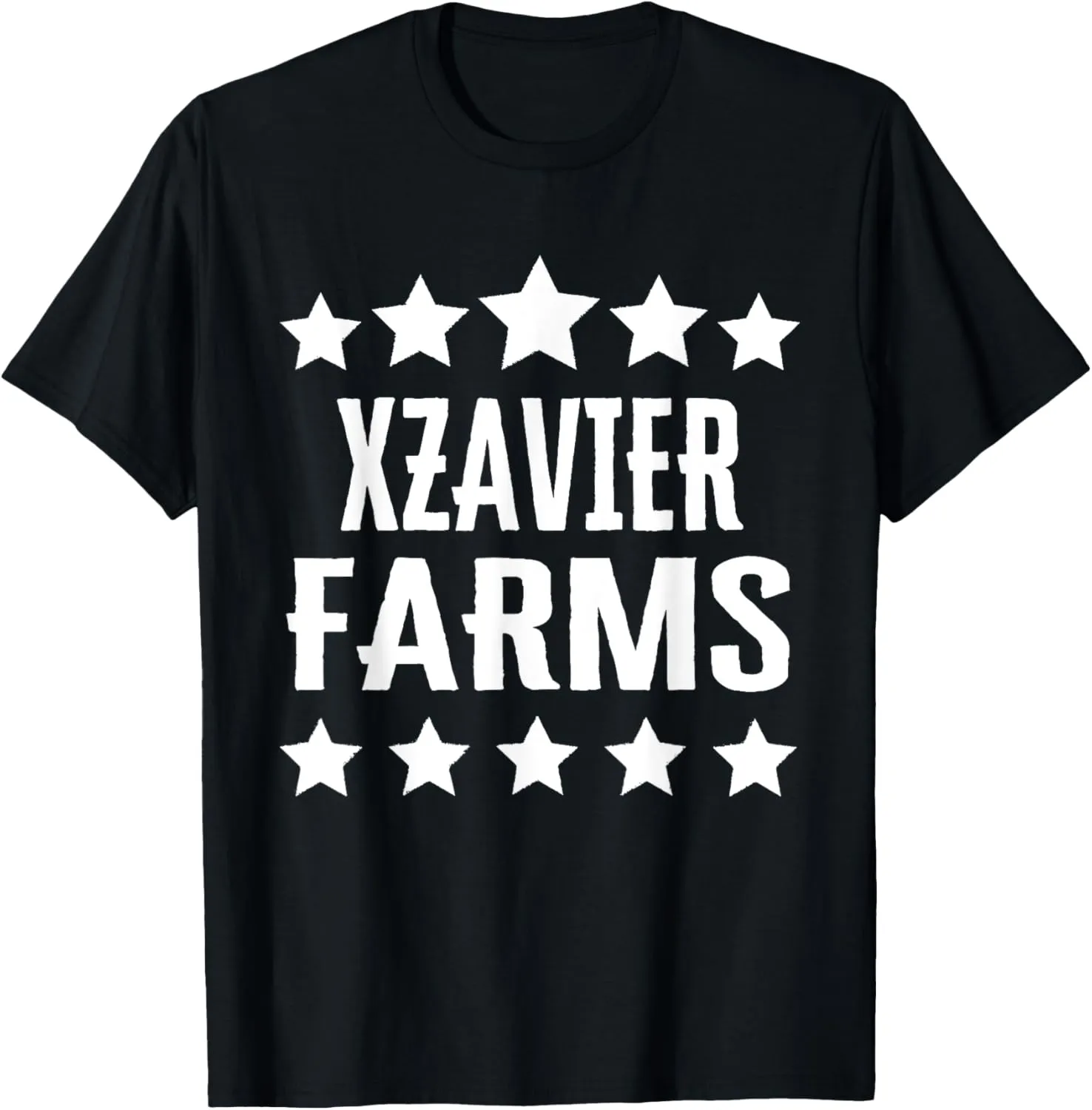 Xzavier Farms Family Reunion Squad First Last Name T-Shirt