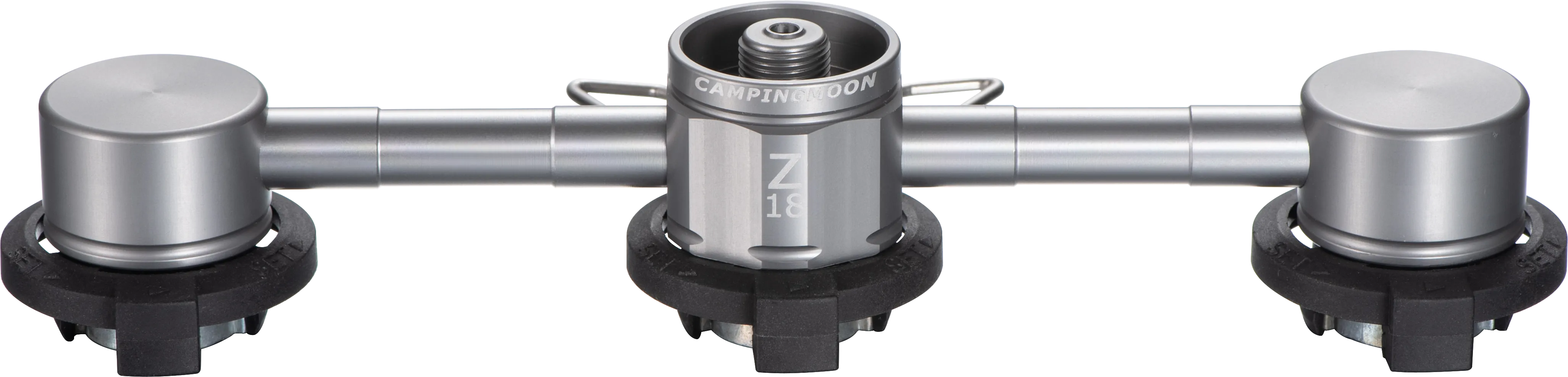 Z30 3-Inlet Camping Stove Adapter (Safety Stand), Nozzle to EN417 Lindal Valve